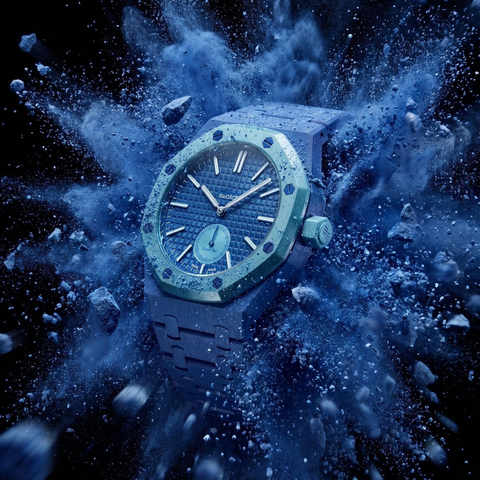 Blue Royal Pop steel bracelet conversion