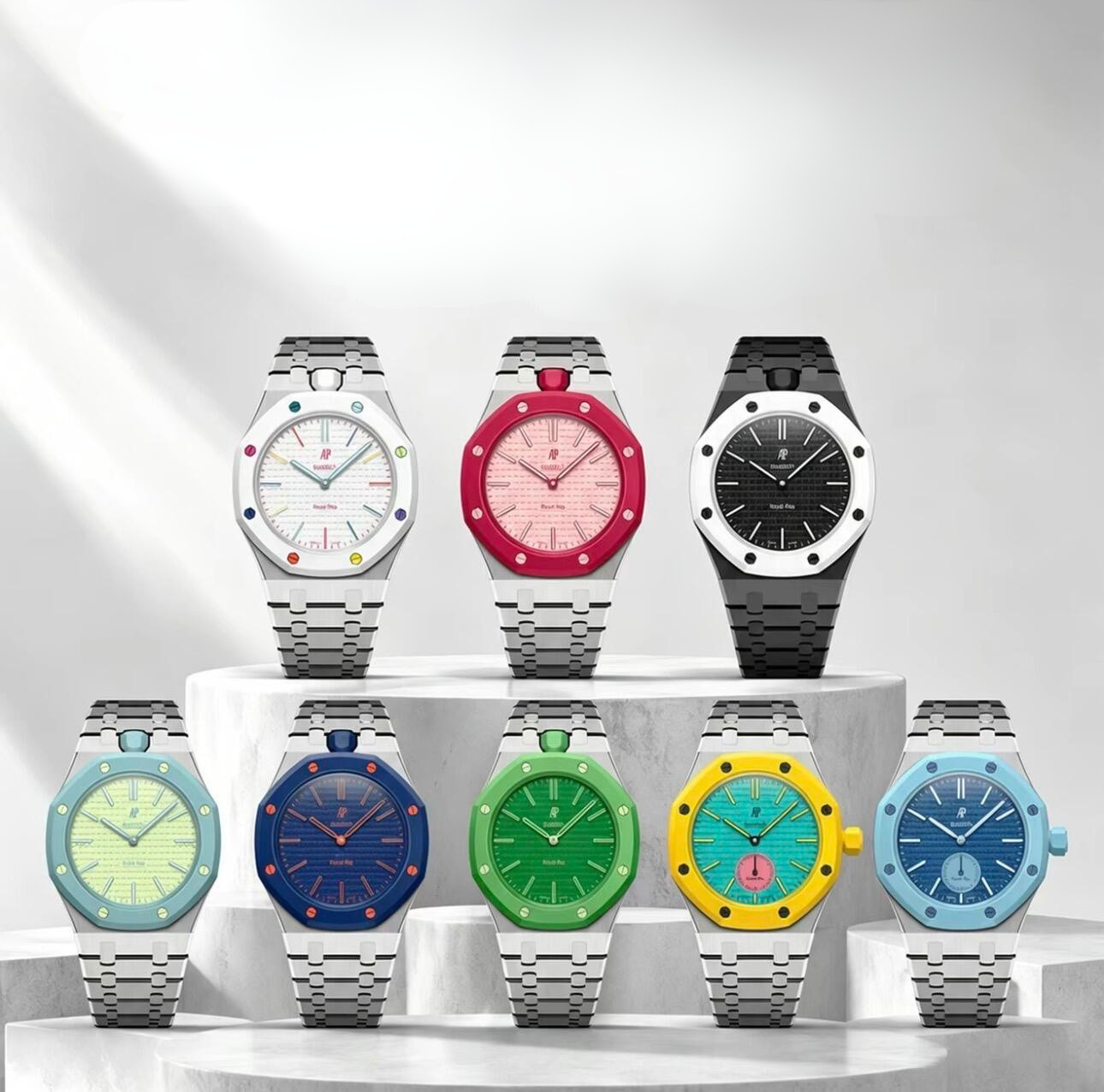 Swatch Royal Pop wrist strap collection in multiple colors