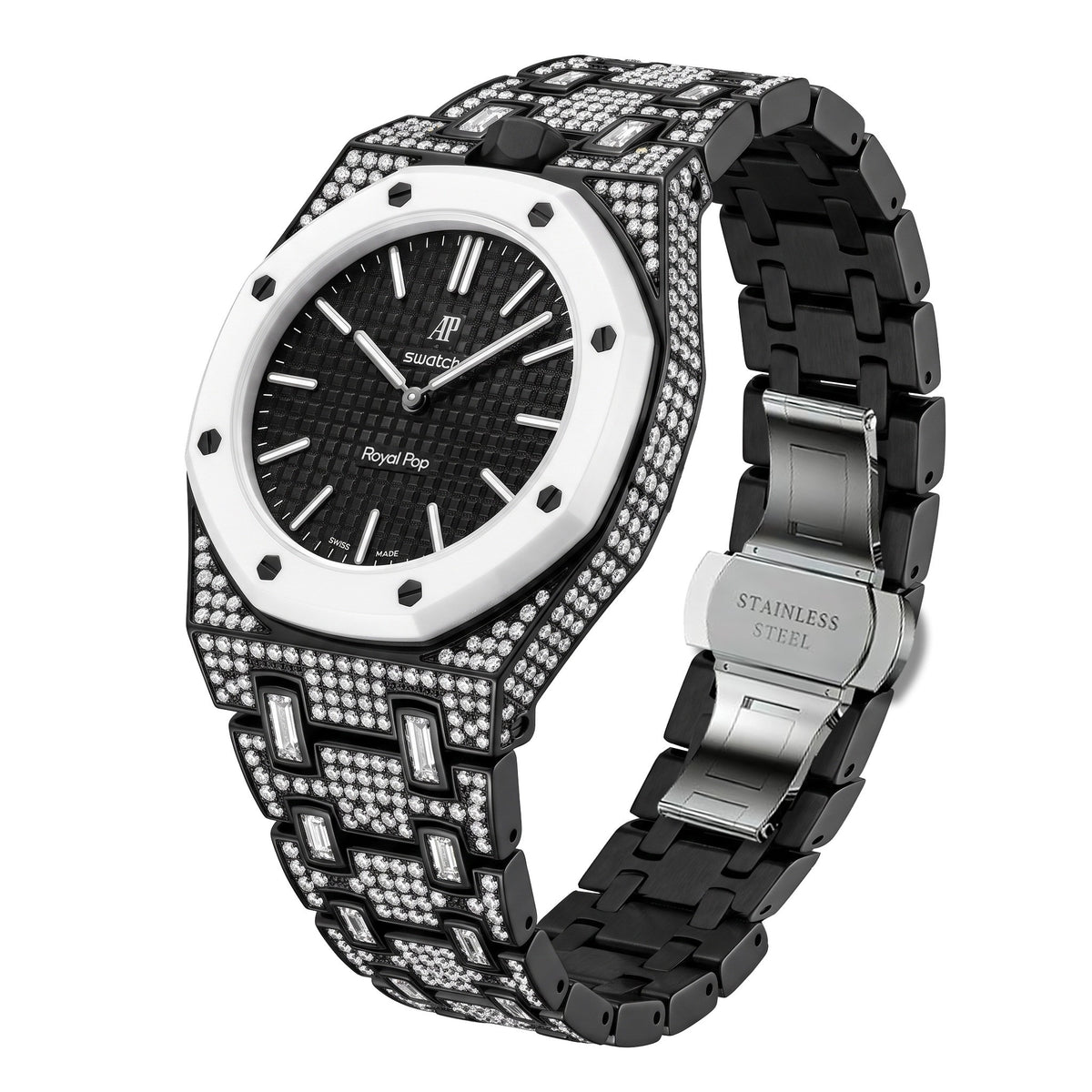 Royal Pop Crystal-Set Bioceramic-Style Wrist Conversion Kit
