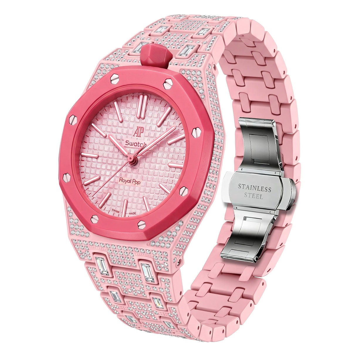 Royal Pop Crystal-Set Bioceramic-Style Wrist Conversion Kit