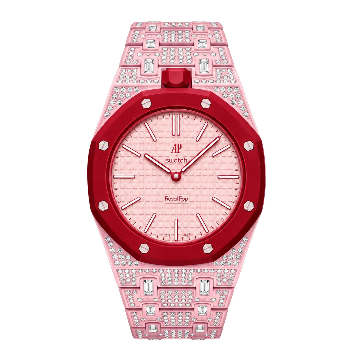 Royal Pop Crystal-Set Bioceramic-Style Wrist Conversion Kit