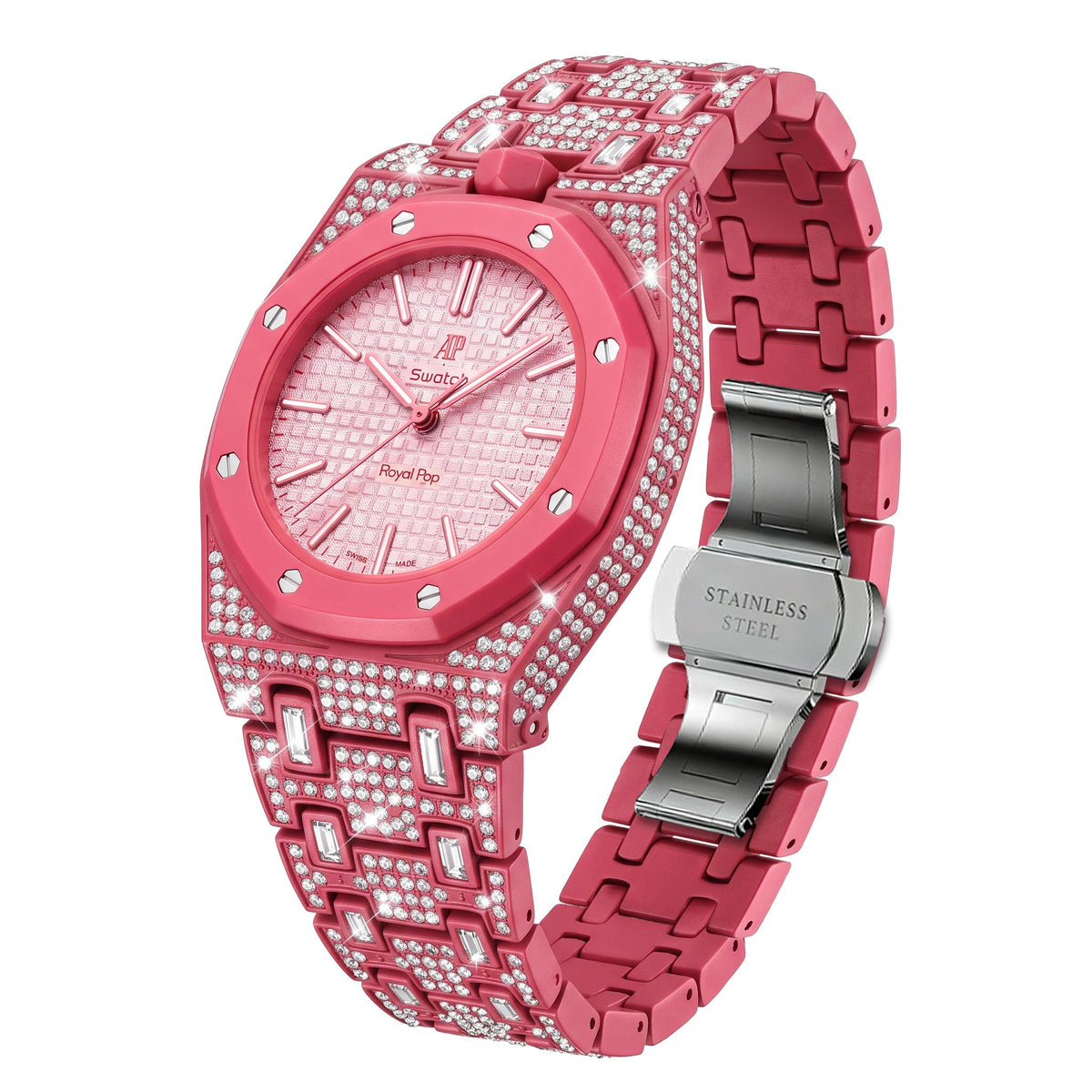 Royal Pop Crystal-Set Bioceramic-Style Wrist Conversion Kit