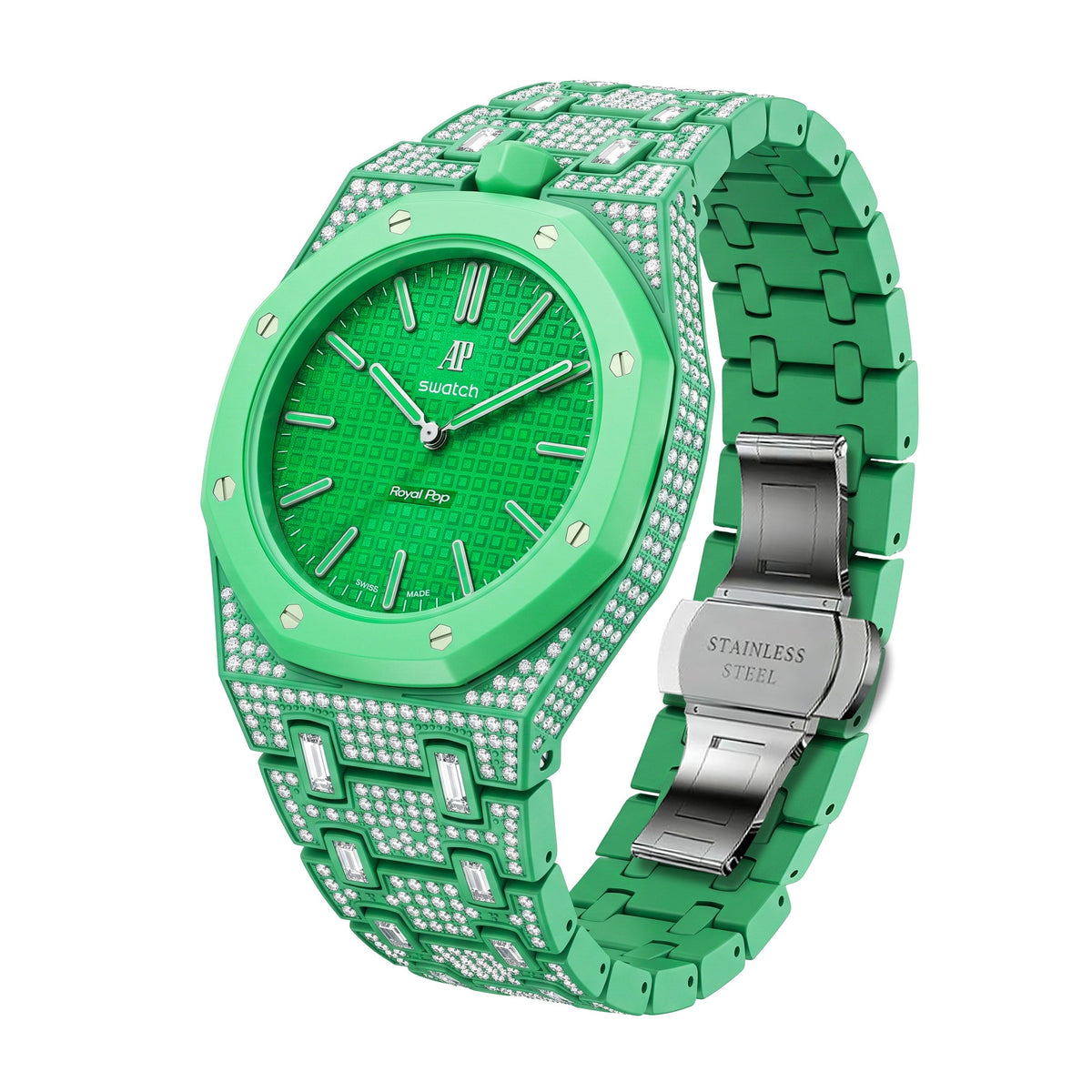 Royal Pop Crystal-Set Bioceramic-Style Wrist Conversion Kit