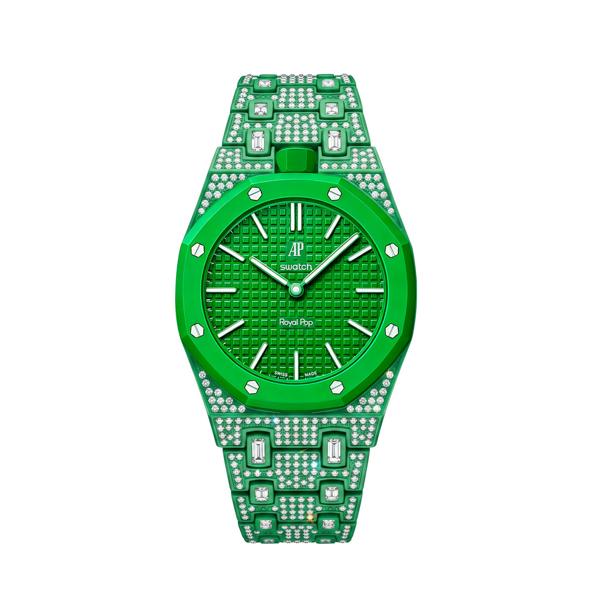Royal Pop Crystal-Set Bioceramic-Style Wrist Conversion Kit