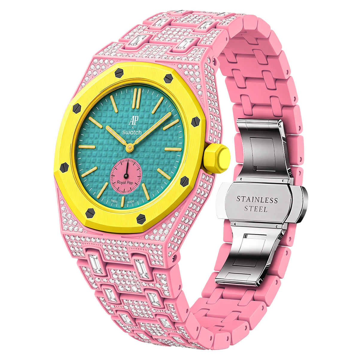 Royal Pop Crystal-Set Bioceramic-Style Wrist Conversion Kit