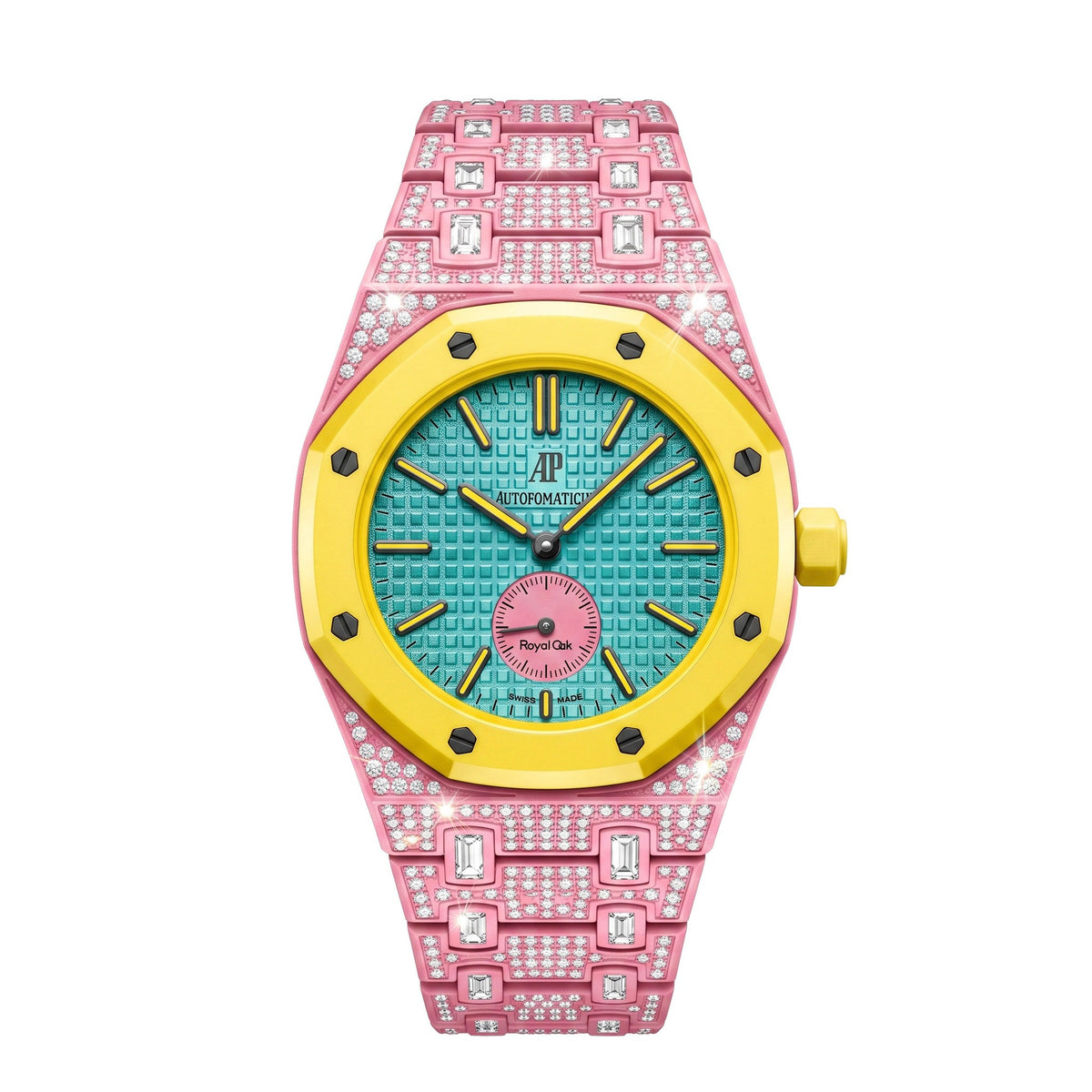 Royal Pop Crystal-Set Bioceramic-Style Wrist Conversion Kit