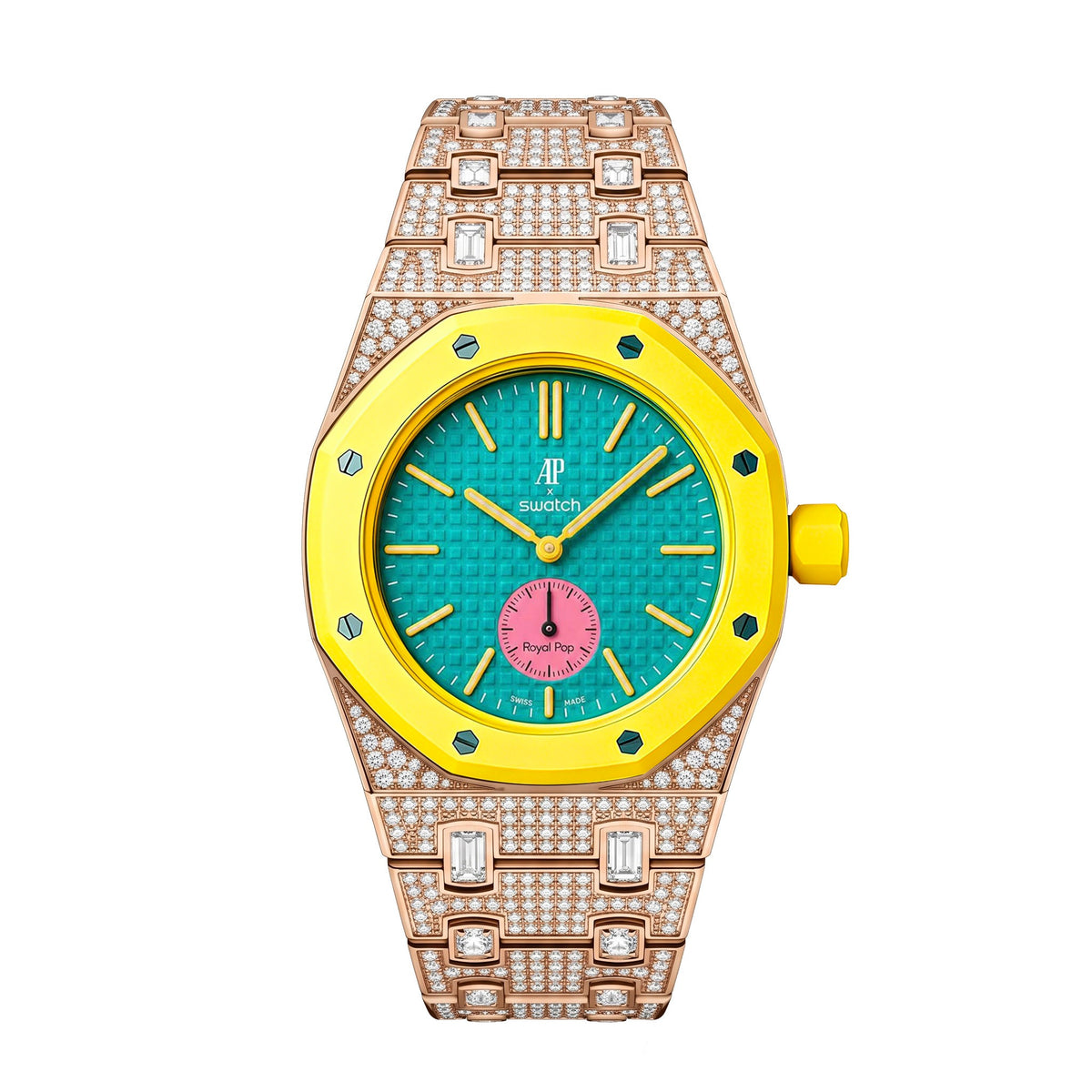 Royal Pop Crystal-Set Bioceramic-Style Wrist Conversion Kit