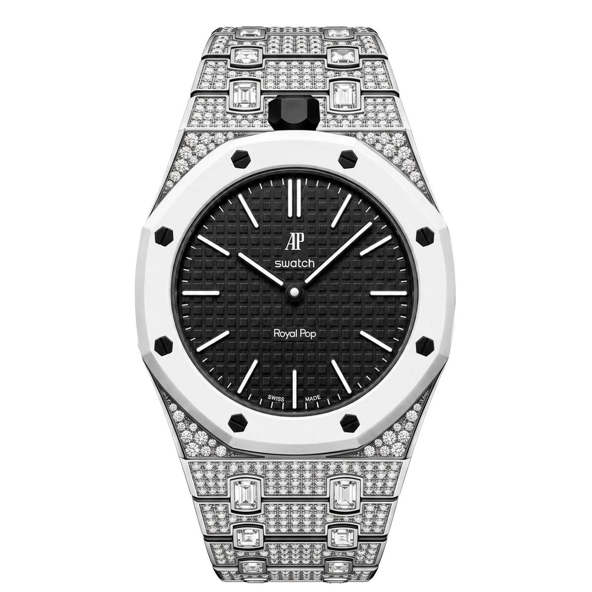 Royal Pop Crystal-Set Bioceramic-Style Wrist Conversion Kit