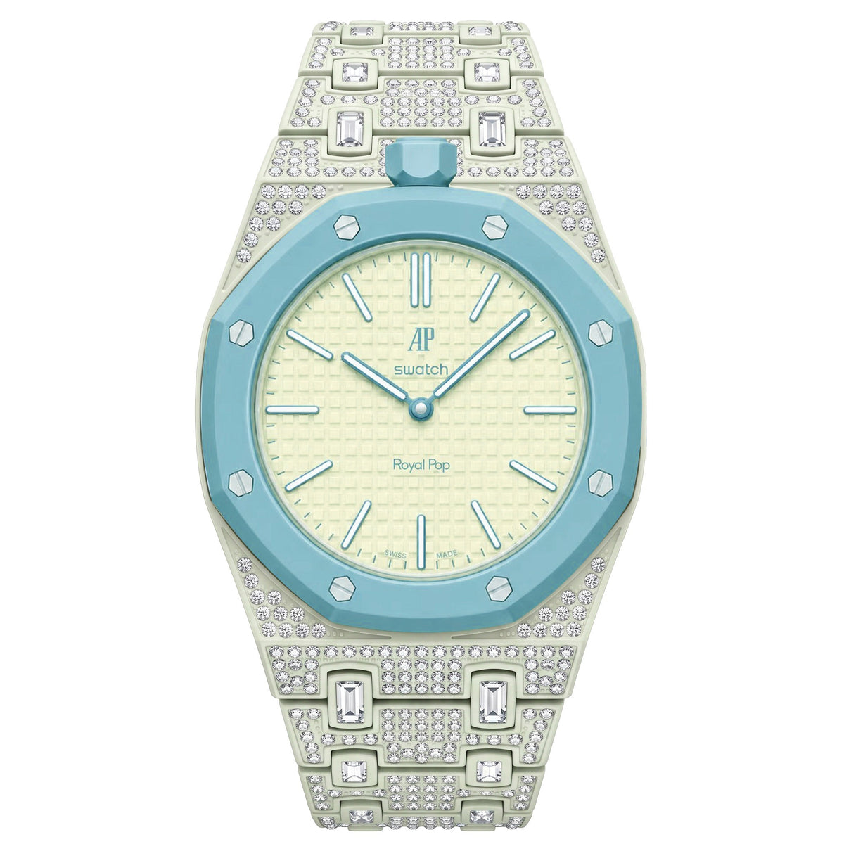 Royal Pop Crystal-Set Bioceramic-Style Wrist Conversion Kit