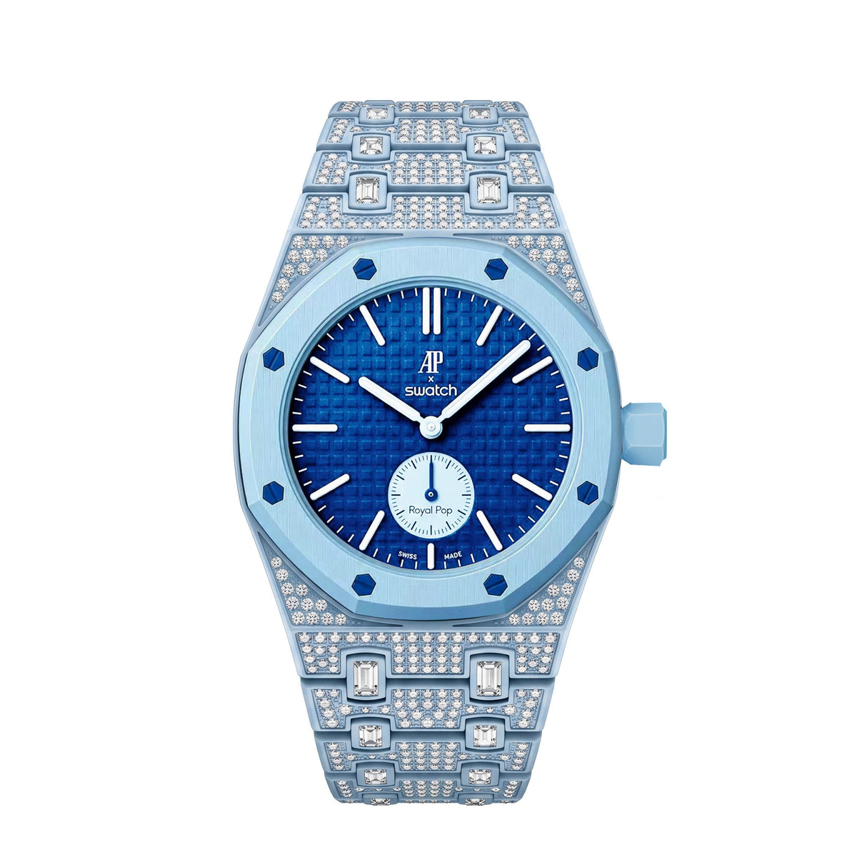 Royal Pop Crystal-Set Bioceramic-Style Wrist Conversion Kit