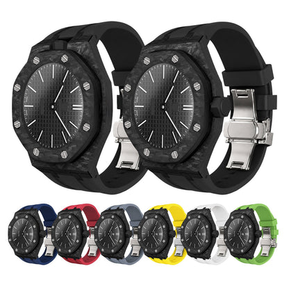 Royal Pop Full-Coverage Carbon Fiber Rubber Strap Conversion Kit