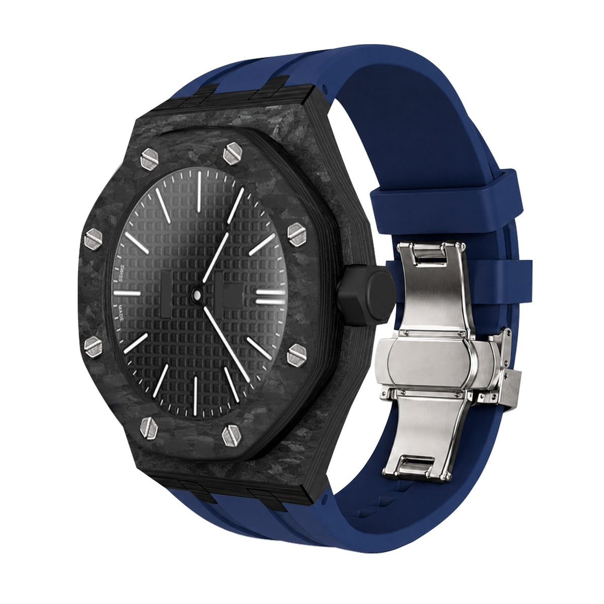 Royal Pop Full-Coverage Carbon Fiber Rubber Strap Conversion Kit