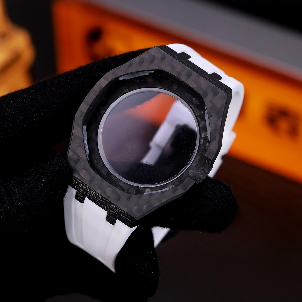 Royal Pop Full-Coverage Carbon Fiber Rubber Strap Conversion Kit