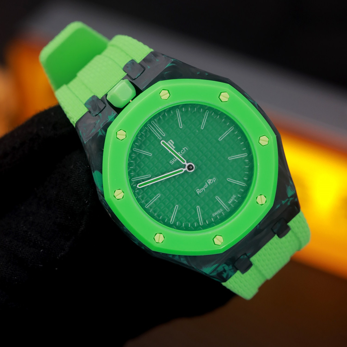 Royal Pop Carbon Fiber Rubber Strap Conversion Kit
