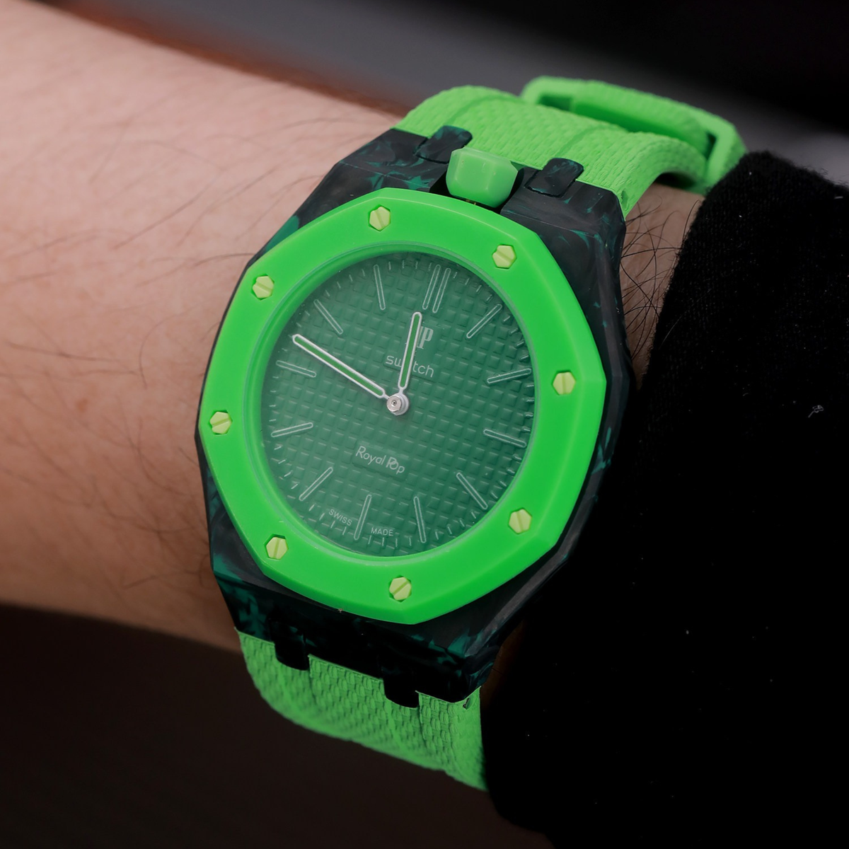 Royal Pop Carbon Fiber Rubber Strap Conversion Kit