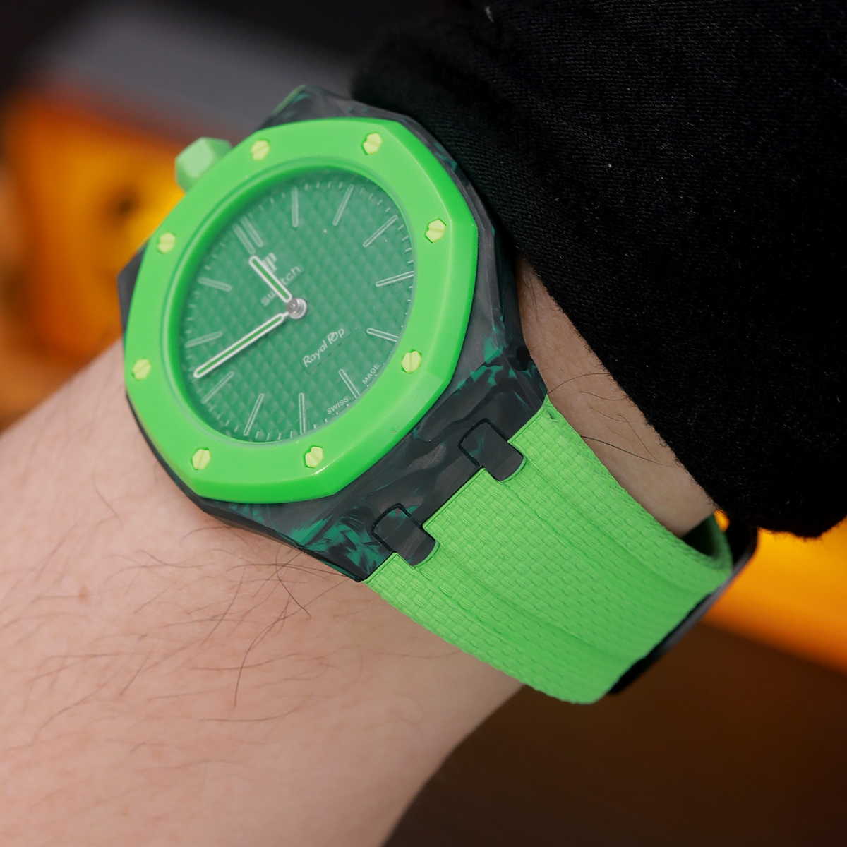 Royal Pop Carbon Fiber Rubber Strap Conversion Kit