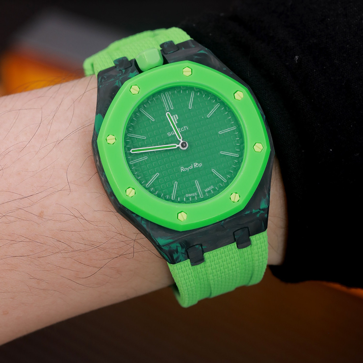 Royal Pop Carbon Fiber Rubber Strap Conversion Kit