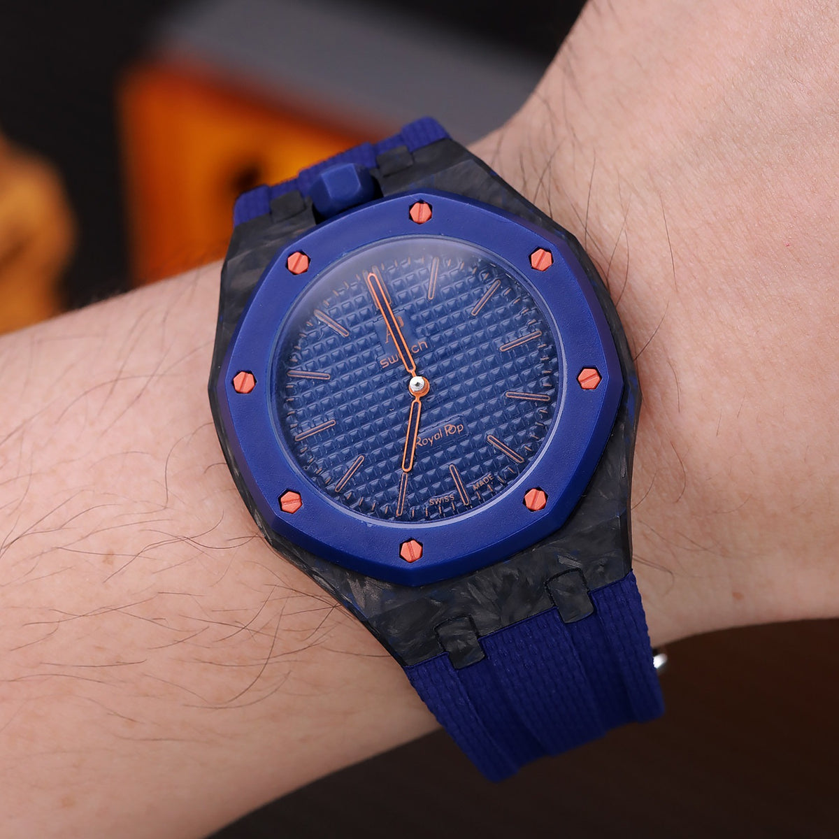 Royal Pop Carbon Fiber Rubber Strap Conversion Kit
