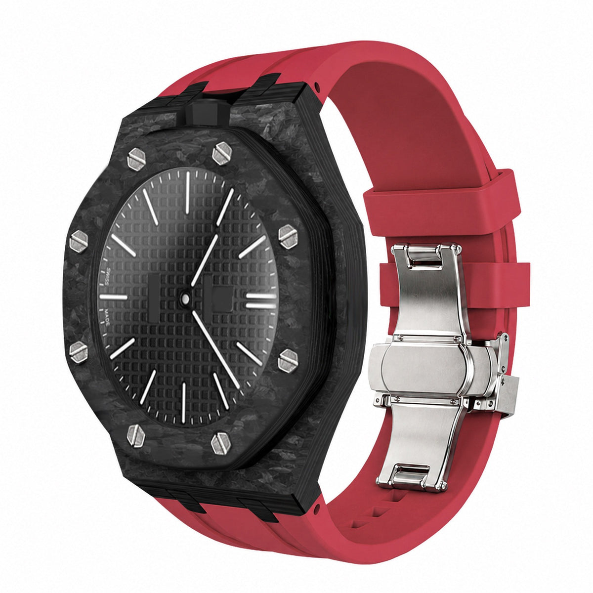 Royal Pop Full-Coverage Carbon Fiber Rubber Strap Conversion Kit