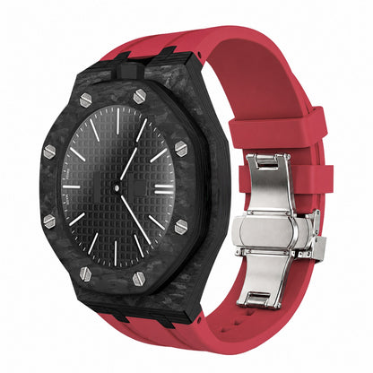 Royal Pop Full-Coverage Carbon Fiber Rubber Strap Conversion Kit