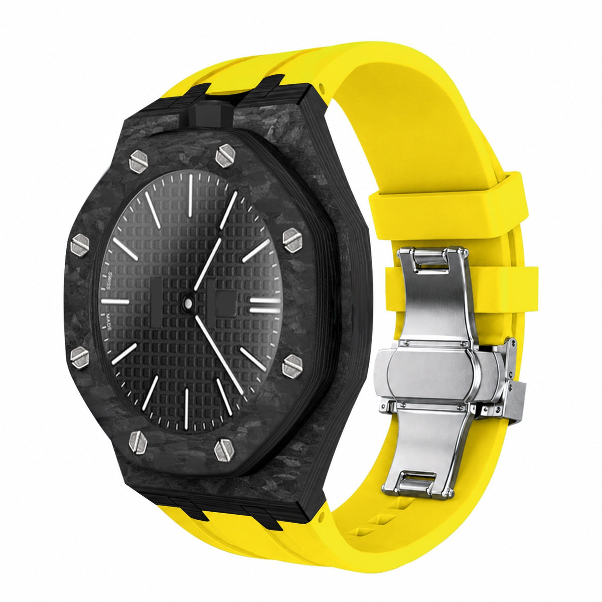 Royal Pop Full-Coverage Carbon Fiber Rubber Strap Conversion Kit